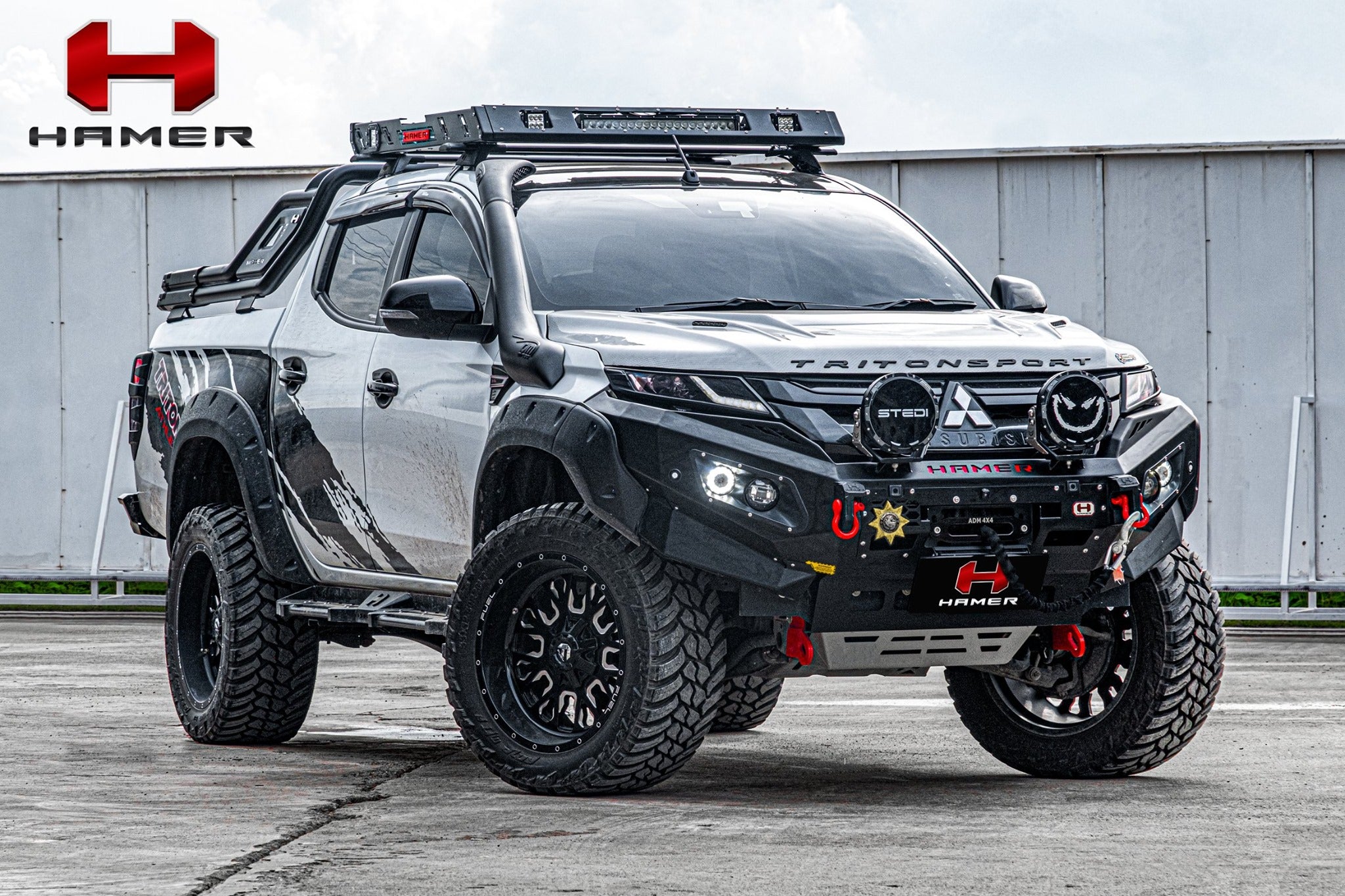 HAMER KING SERIES BULL BAR - MITSUBISHI TRITON MR 2018 +