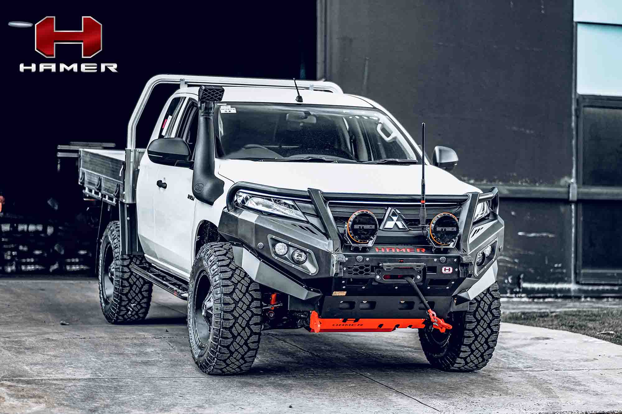 HAMER KING SERIES PLUS BULL BAR - MITSUBISHI TRITON MR 2018 ON